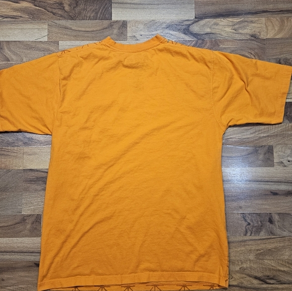 Avirex Gold Collection T-Shirt Men's Large Orange Graphic Crest Lion Crown 1975 - Picture 9 of 9